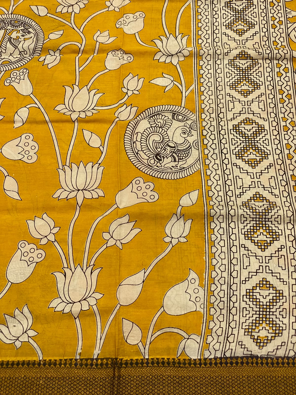 Nizam Border Kalamkari Duppata - vol1