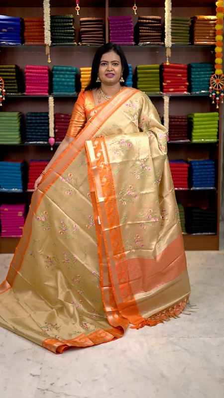 Printed Tissue Silk Sarees