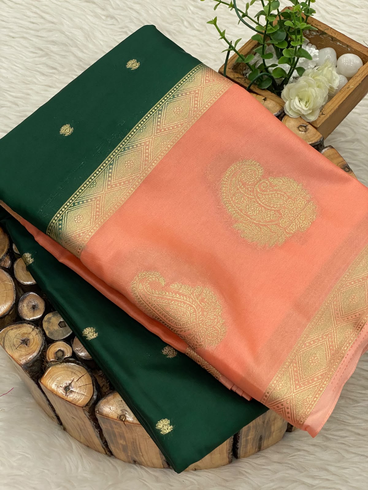 Premium Mysore Crepe Silk Sarees -VOL2