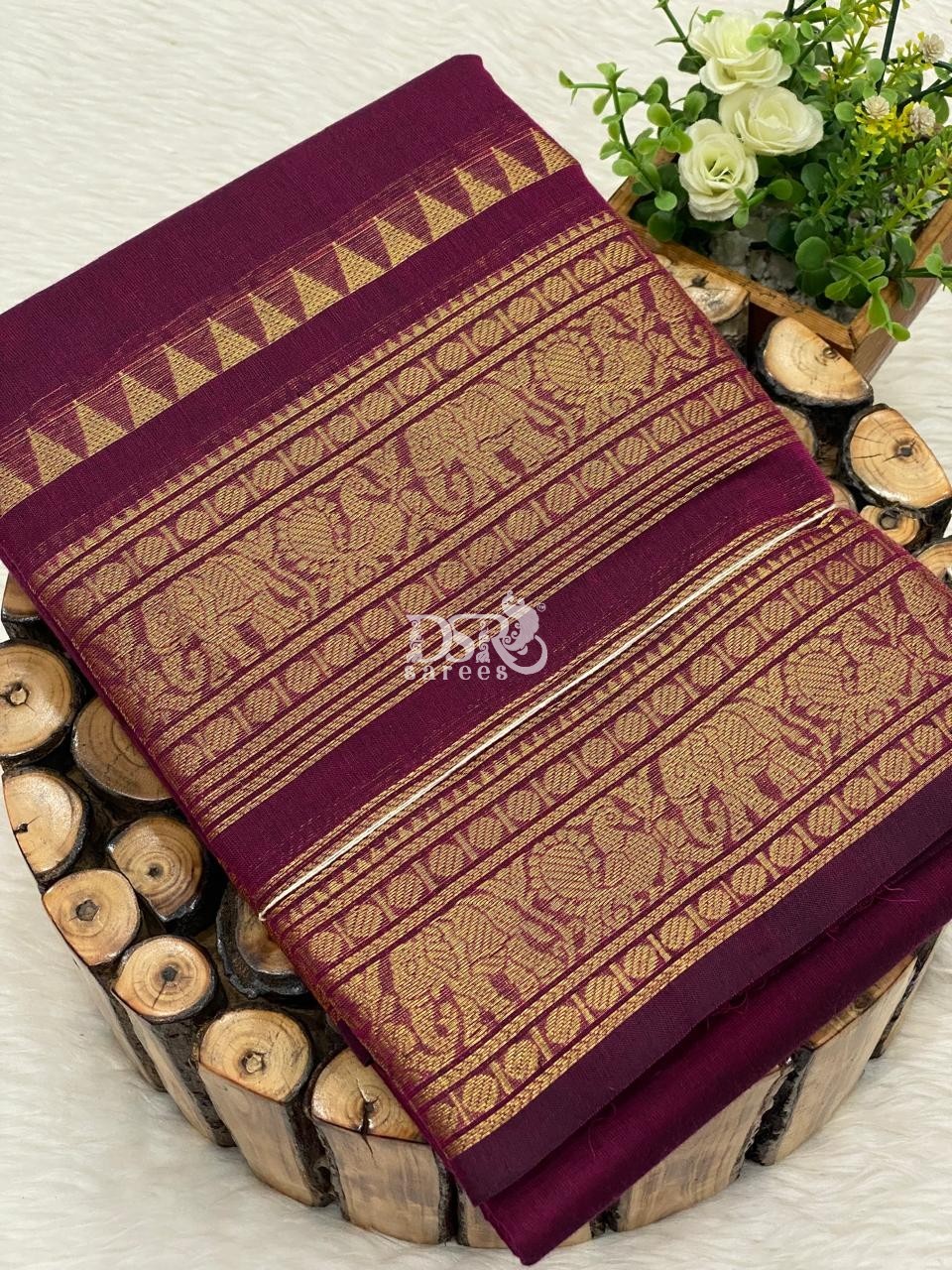 Chettinadu Cotton Sarees W/B
