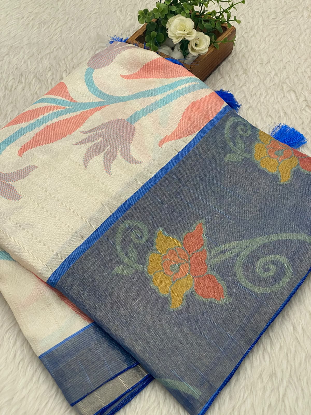 Pochampally Jute Silk Sarees