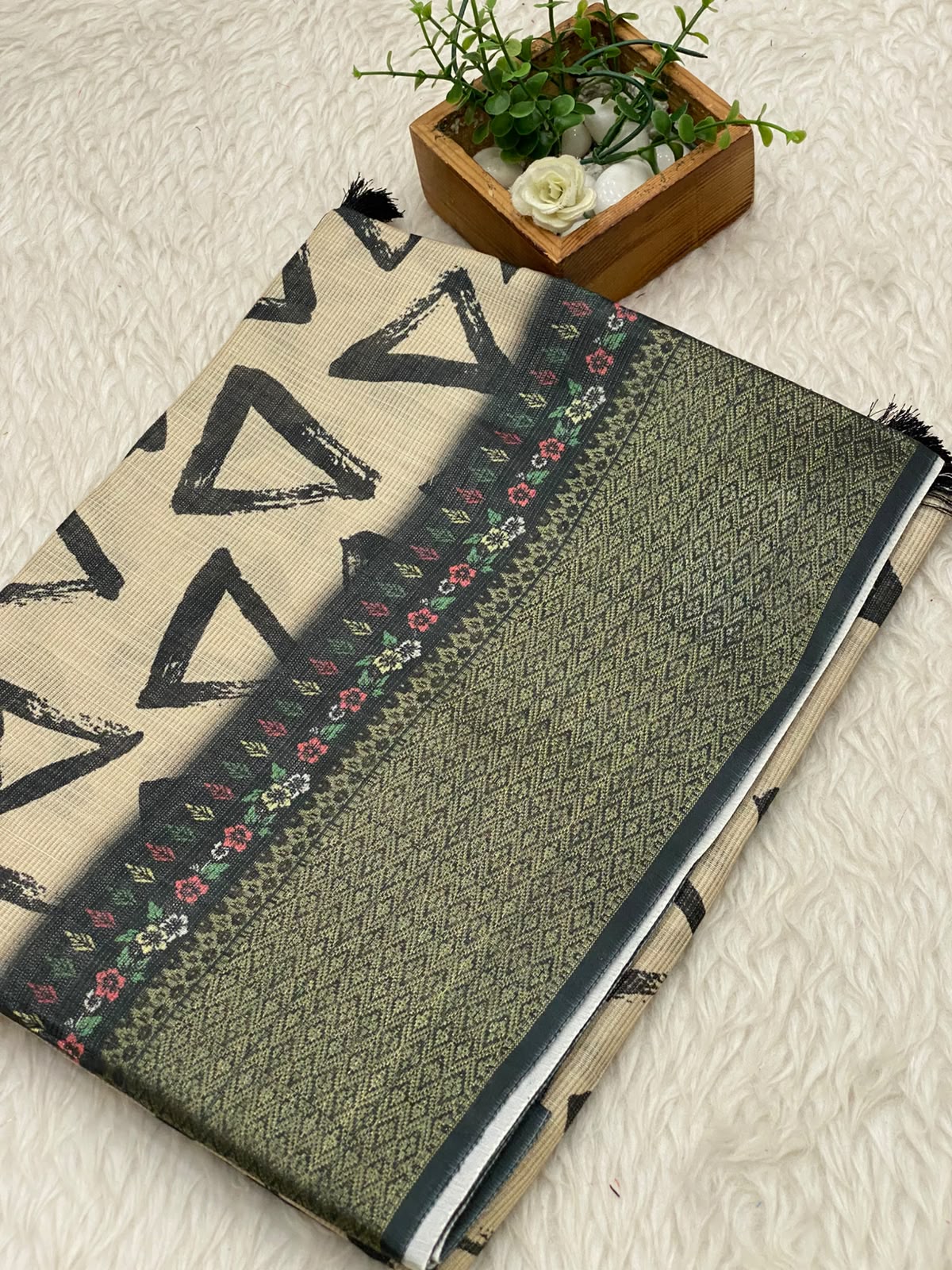 Kota Net Digital Print Saree