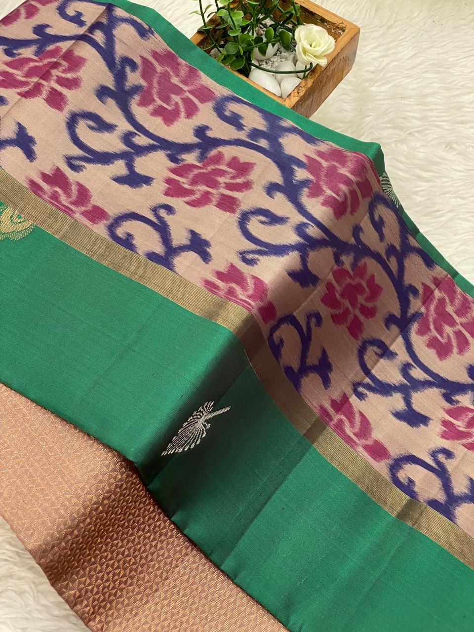 Pure Mix Pochampally Saree