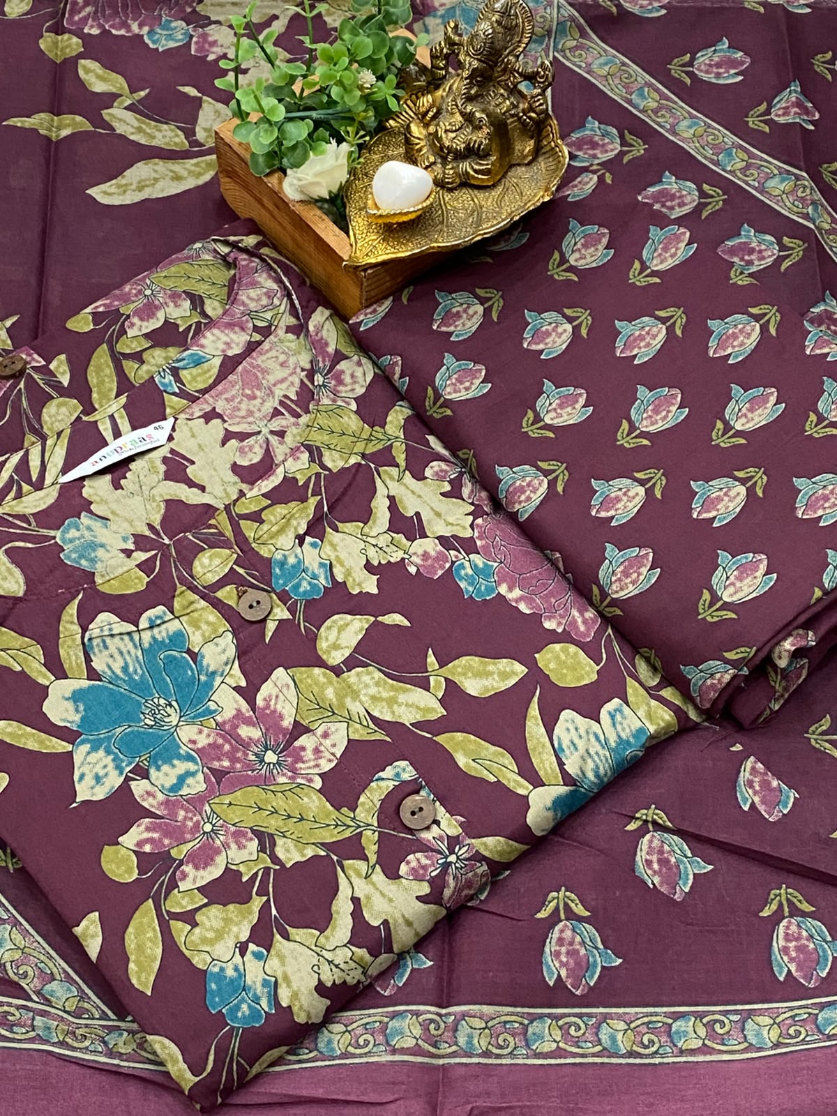 Cotton 3 pc Suits