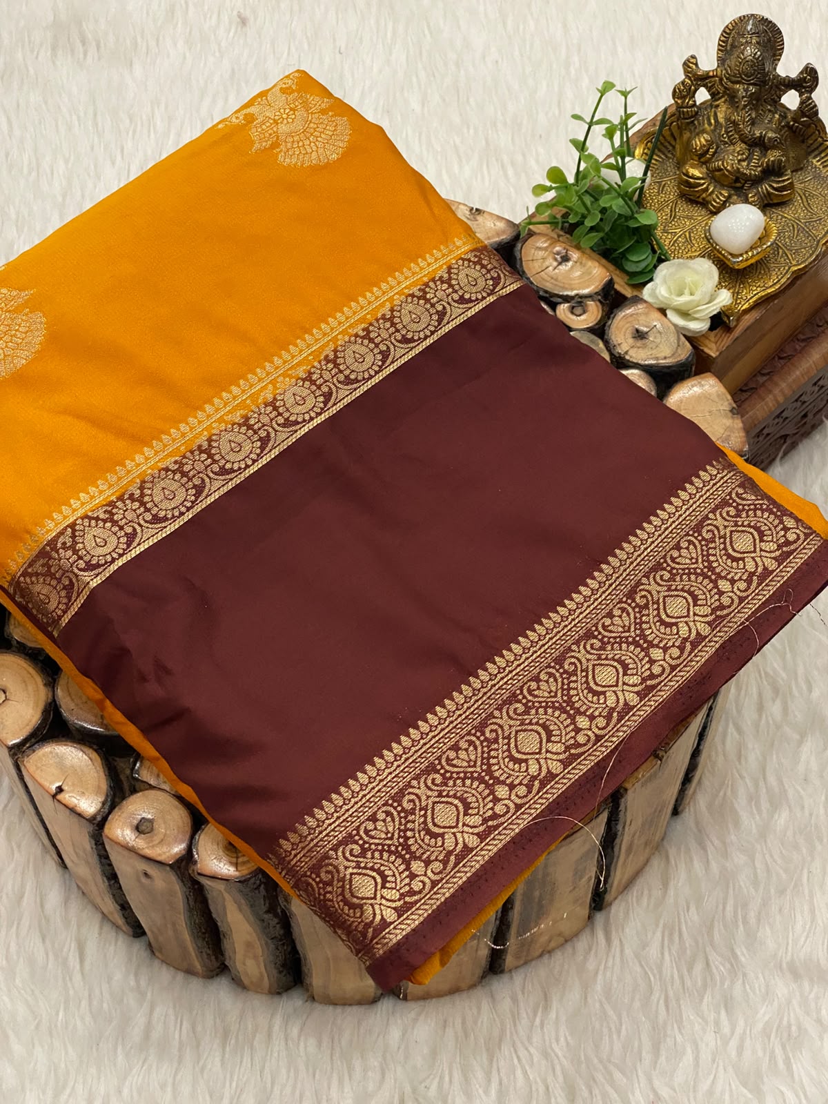 Premium Mysore Crepe Silk Saree