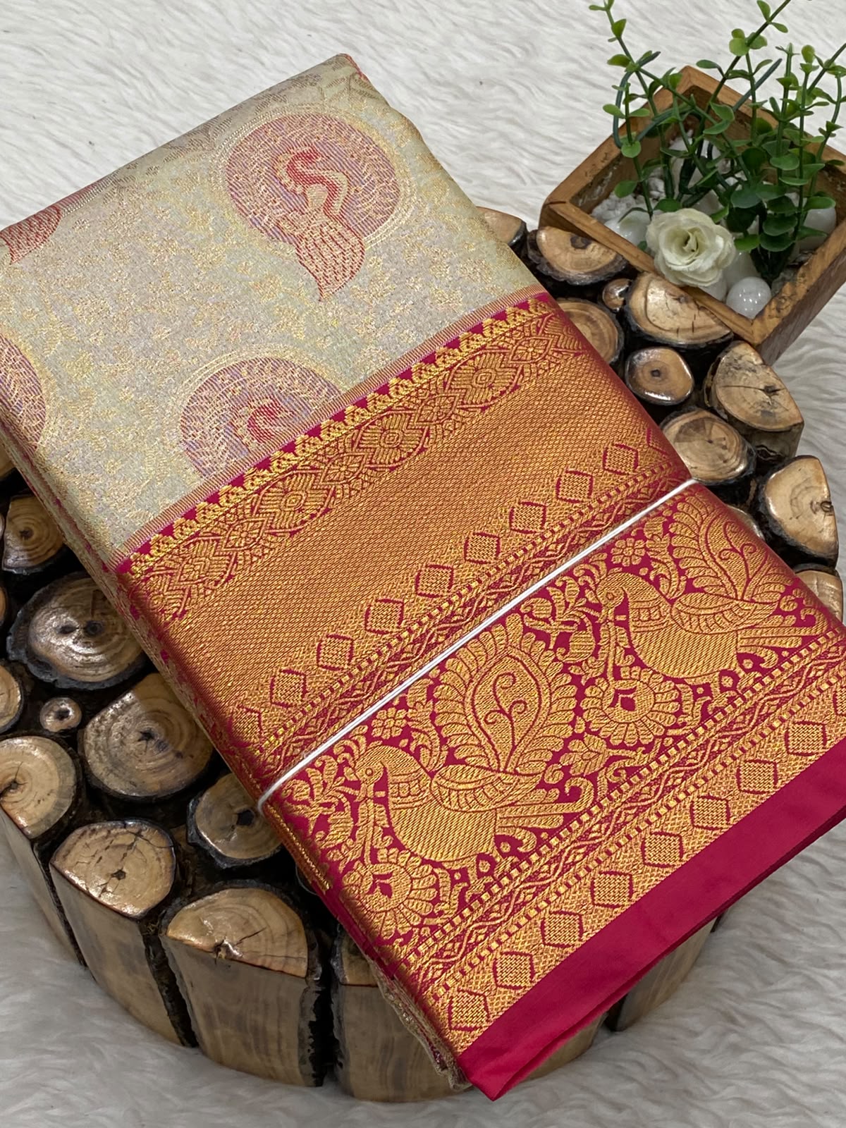 Tissue Bridal Saree-vol3