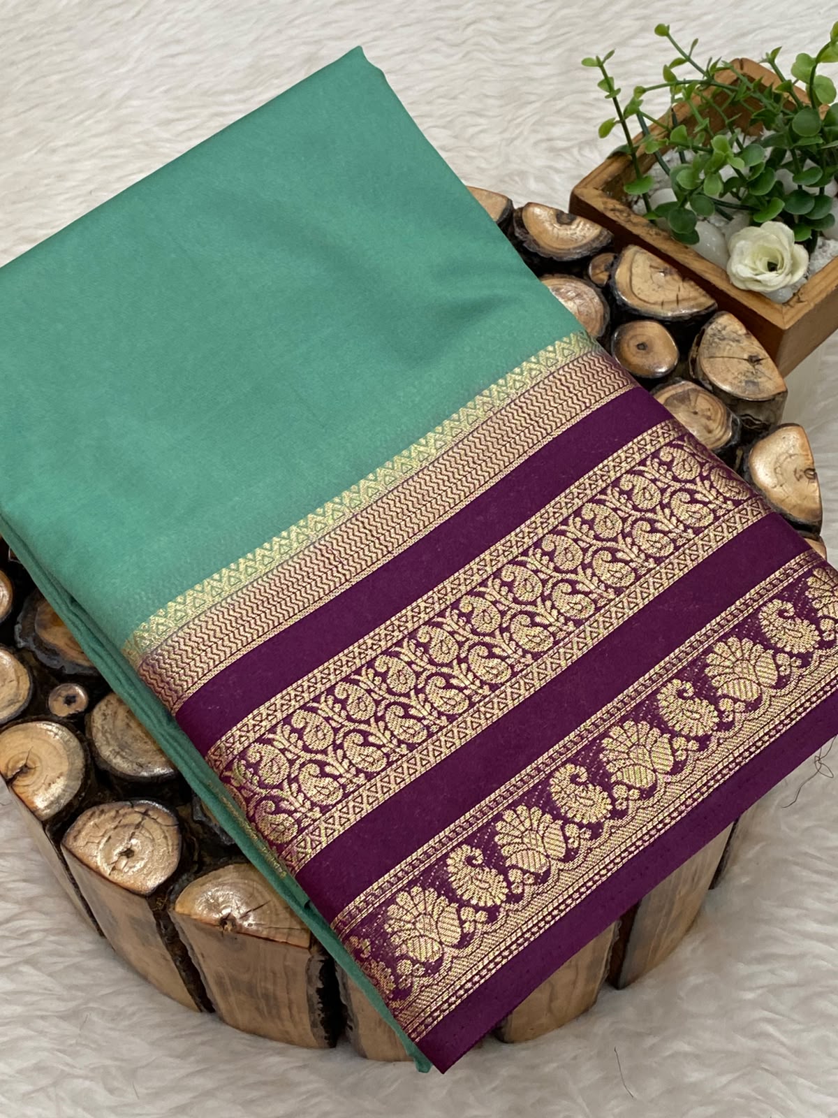 Semi Mysore Silk Saree