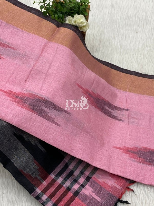 Art Linen Ikkat Sarees -VOL1