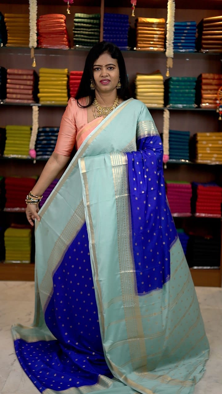 Premium Mysore Crepe Silk Sarees -VOL2