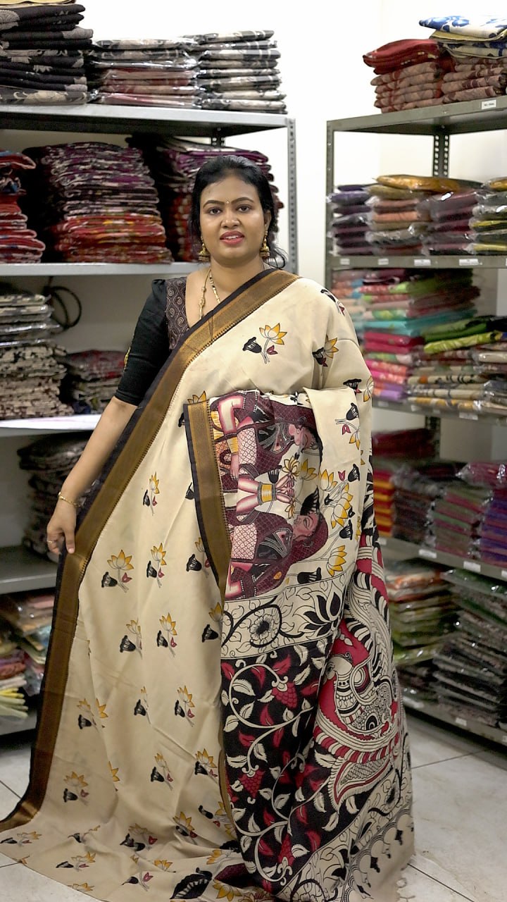 Chennuri Silk Kalamkari Saree