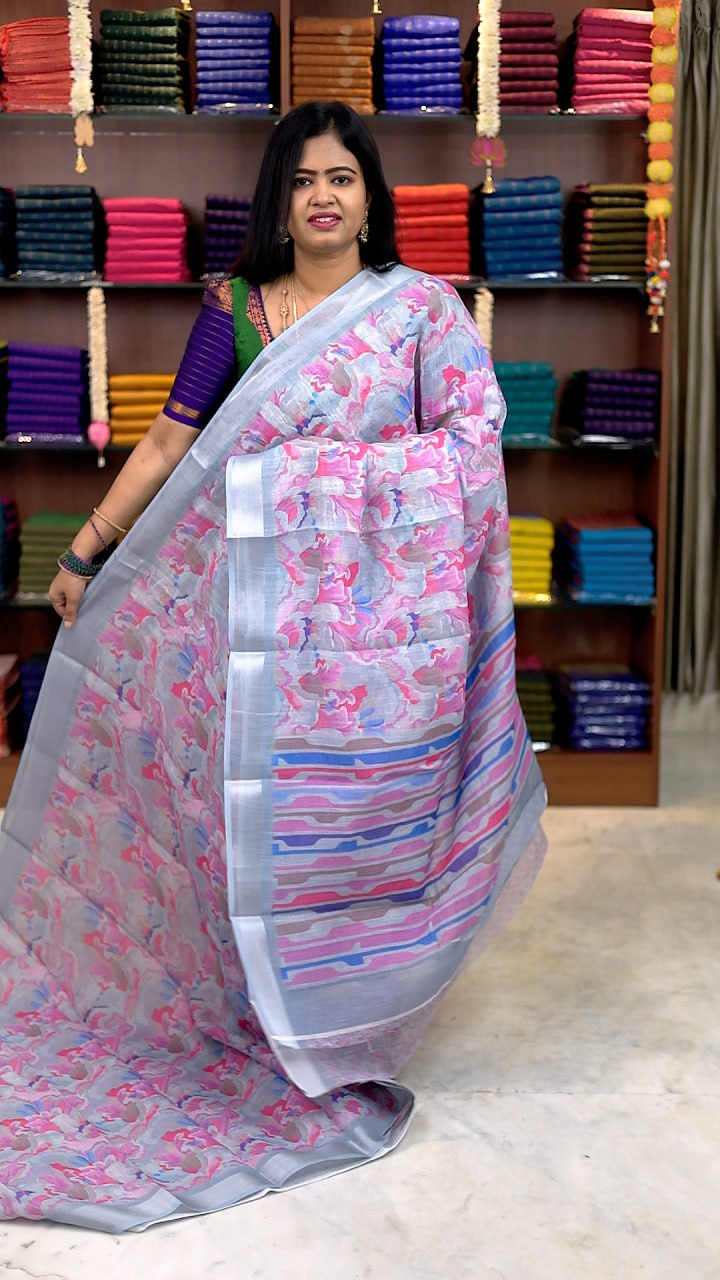 Linen Cotton Saree-Vol1