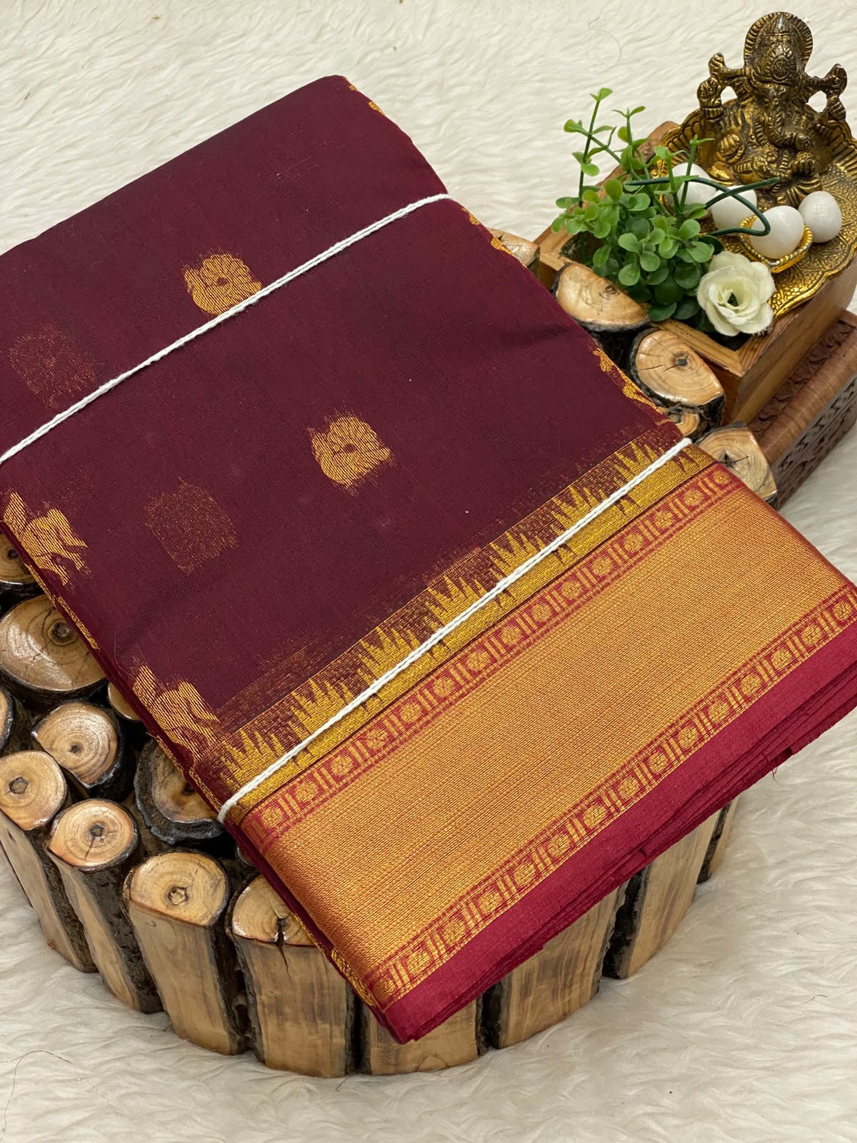 Kanchi Cotton Saree