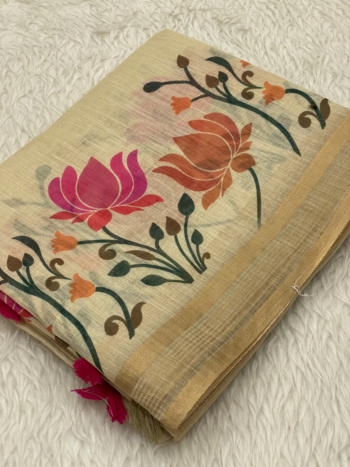 Linen Cotton Saree-Vol1