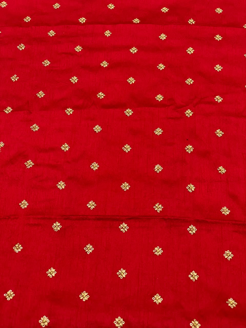 Raw Silk Zari Embroidery 1mtr Cut Blouse