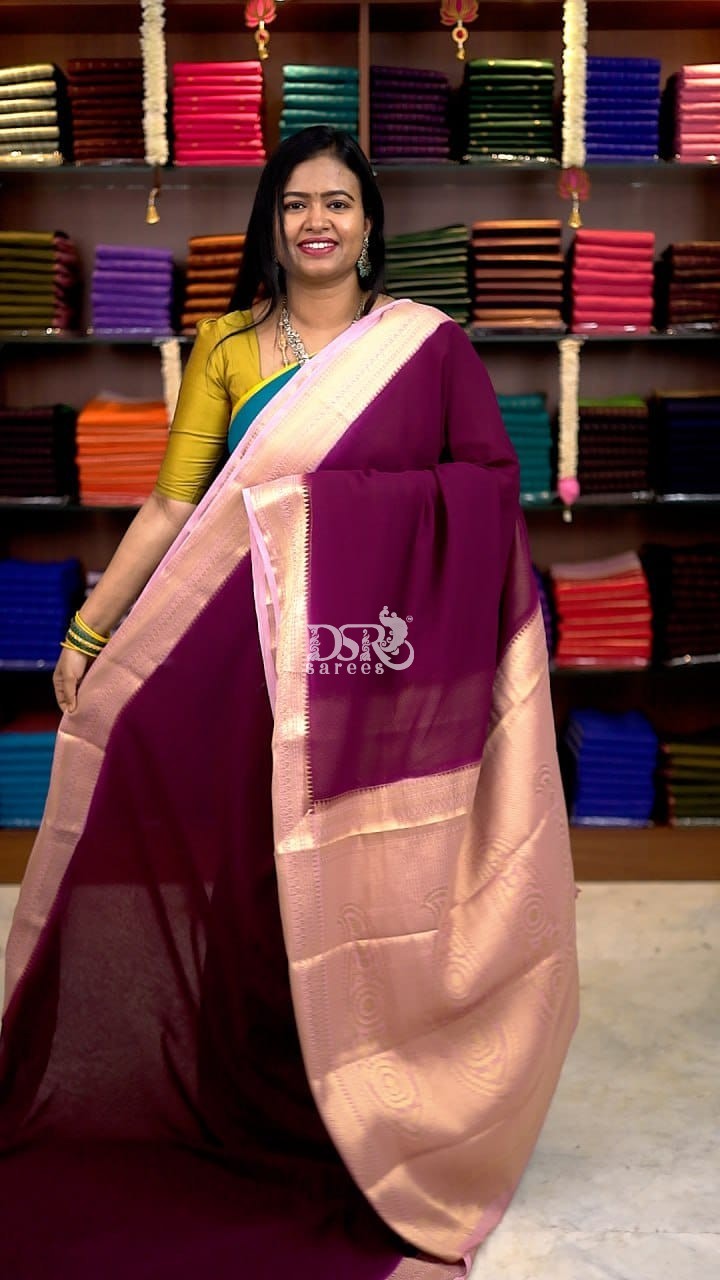 Mysore georgette Sarees