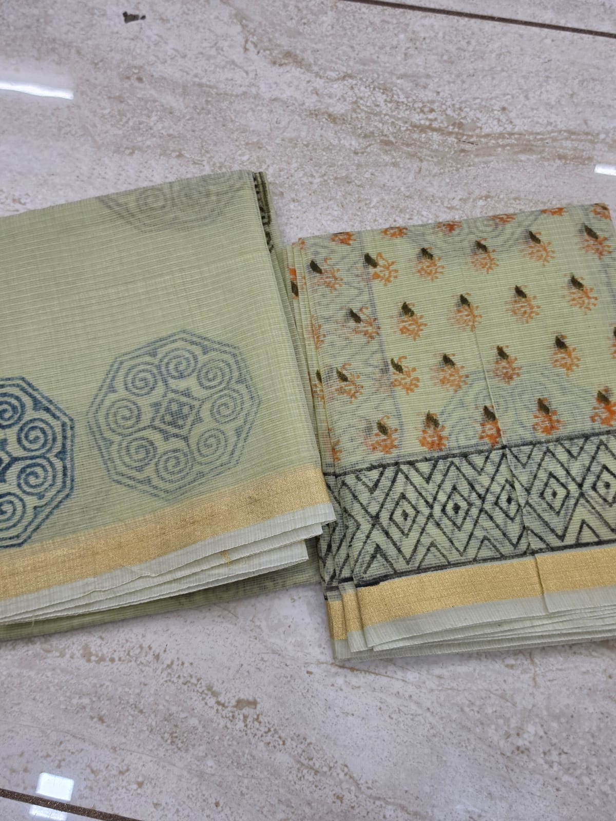 2 PC Unstitched Kota Net Salwars