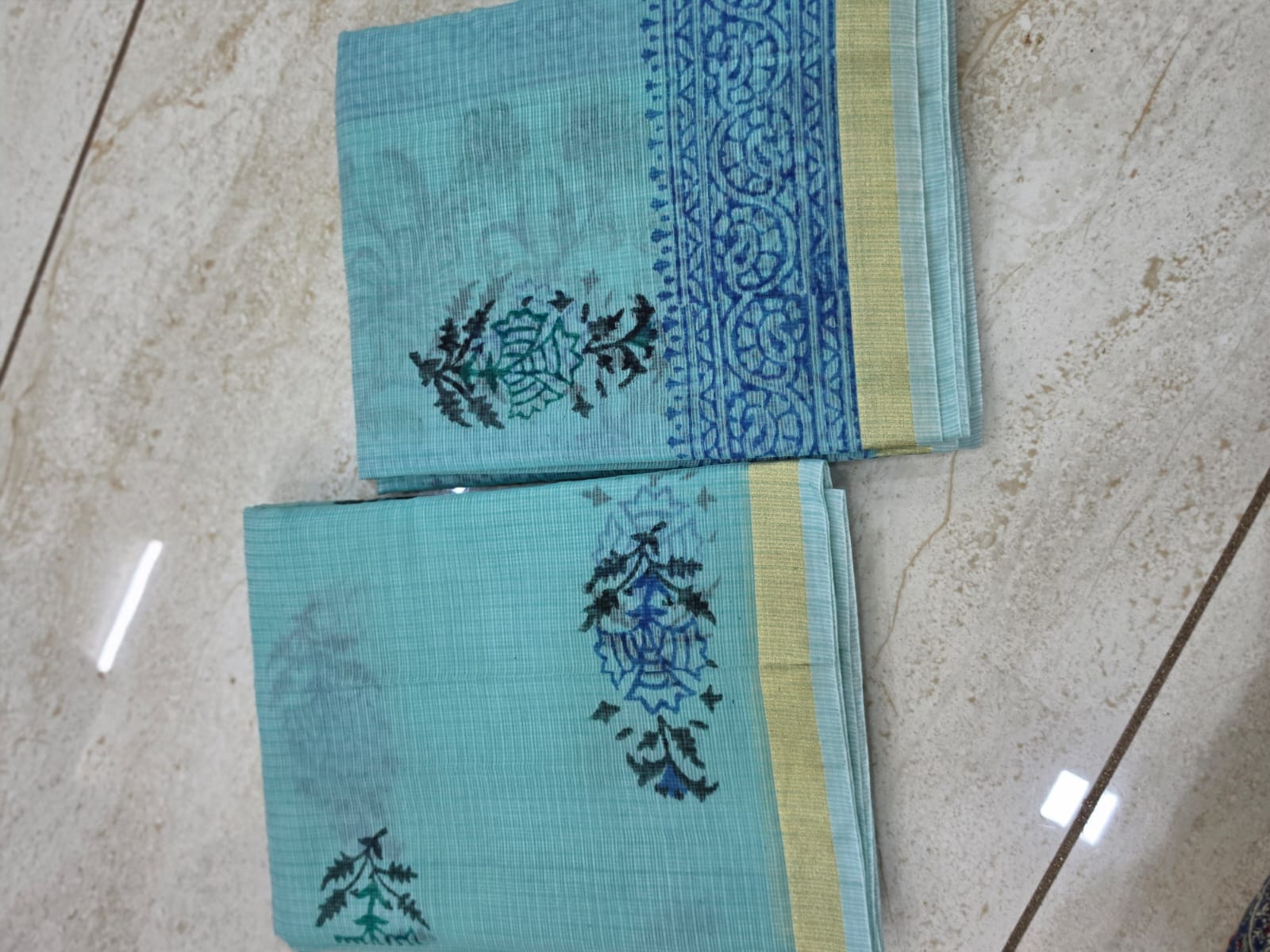 2 PC Unstitched Kota Net Salwars