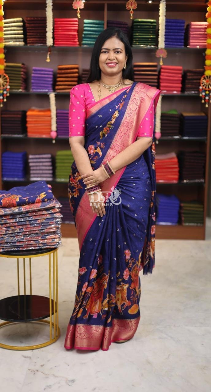 Georgette Dola Saree