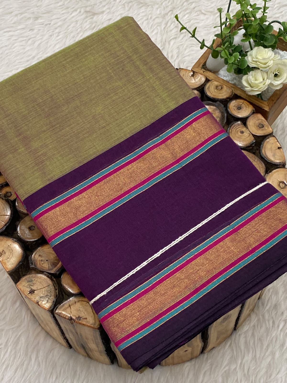 Chettinadu Cotton Saree W/B-Vol3