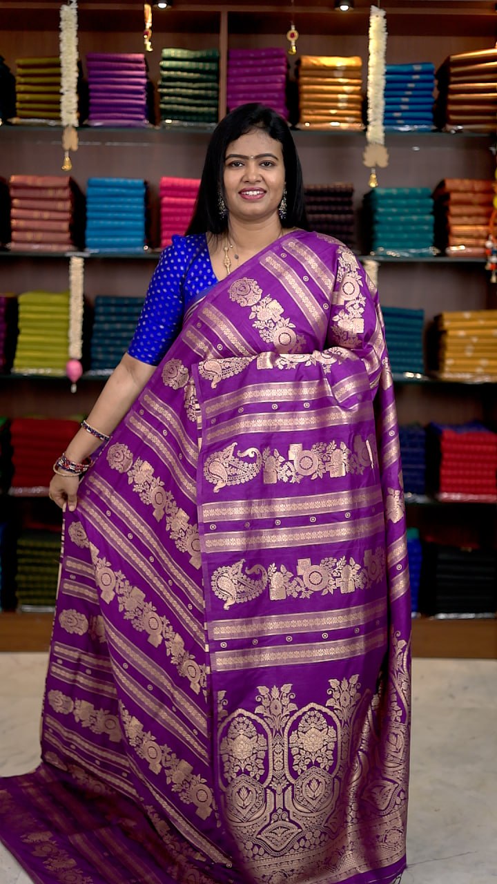 Viscose Crepe Silk Sarees