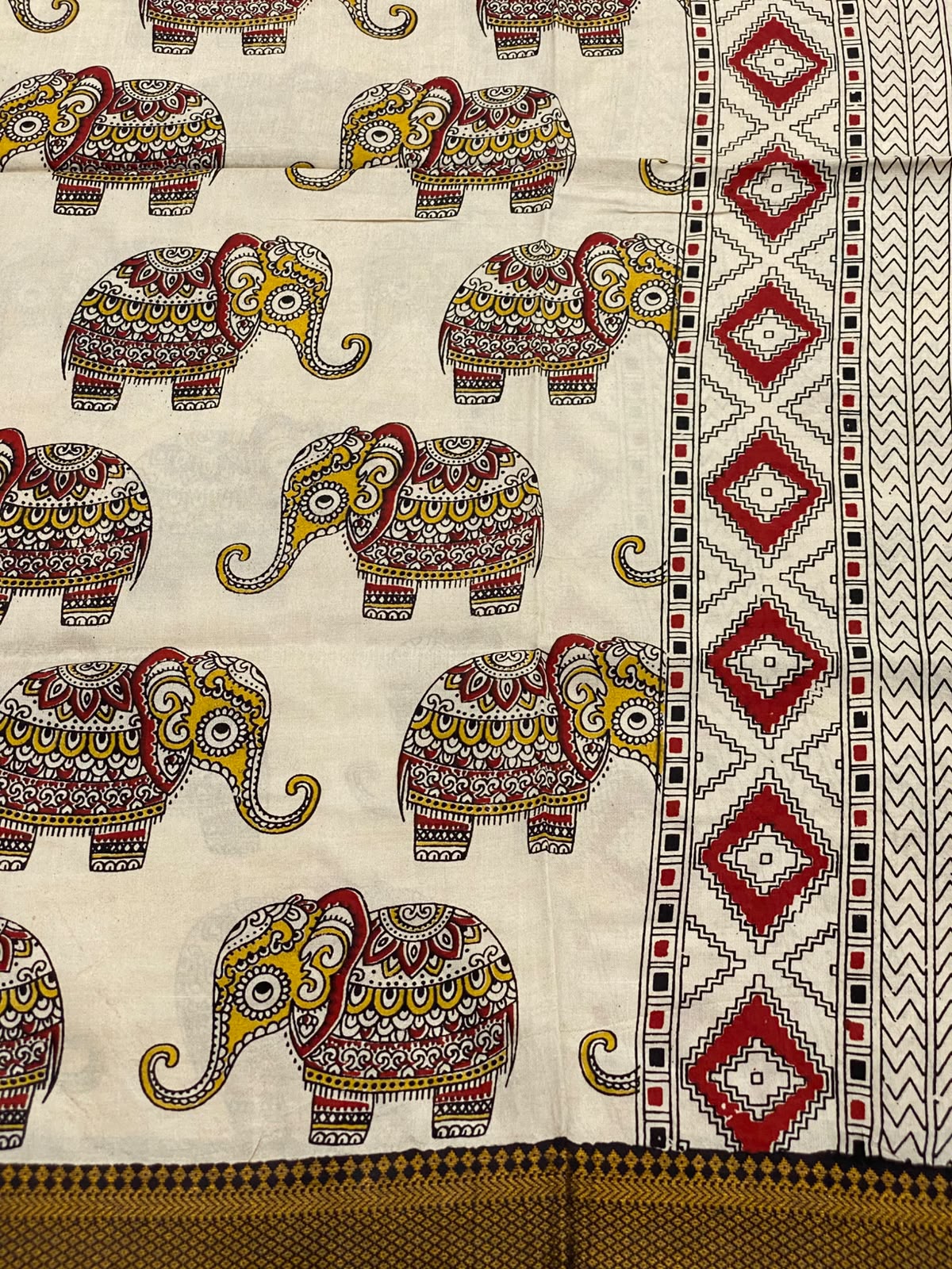 Nizam Border Kalamkari Duppata - vol1