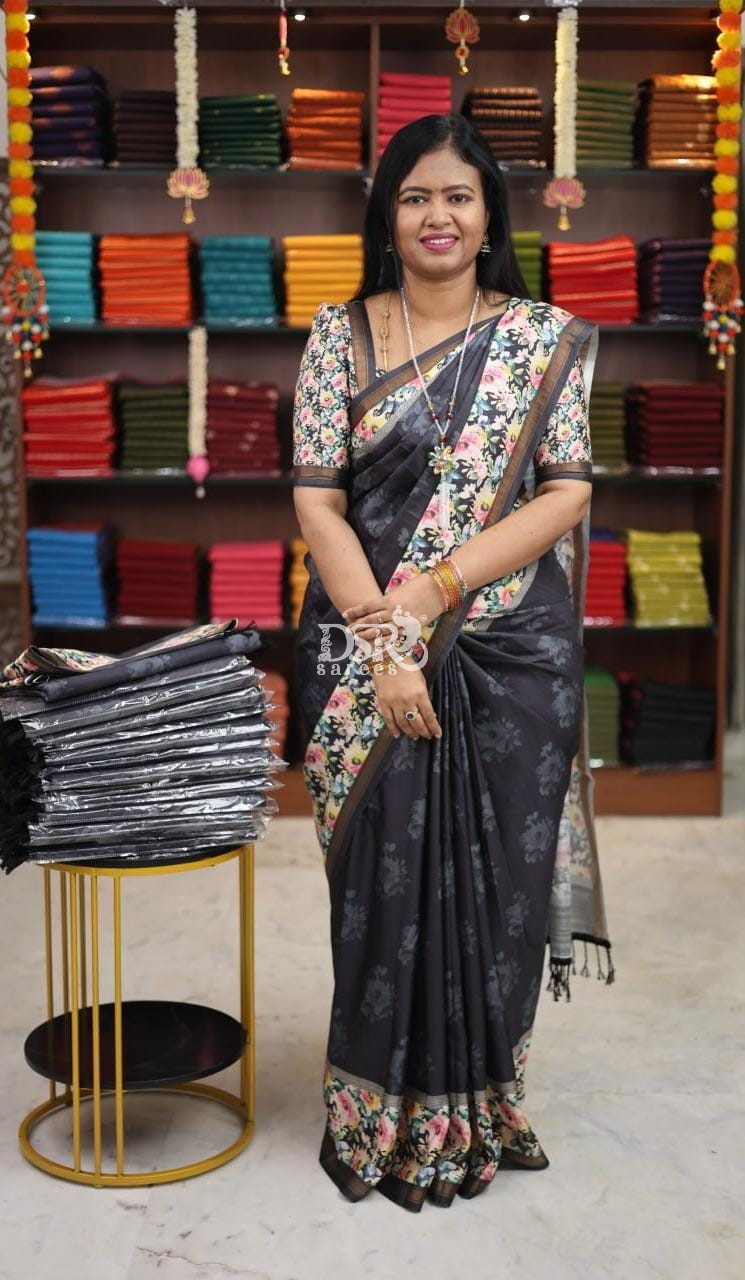 Semi Tussar Saree