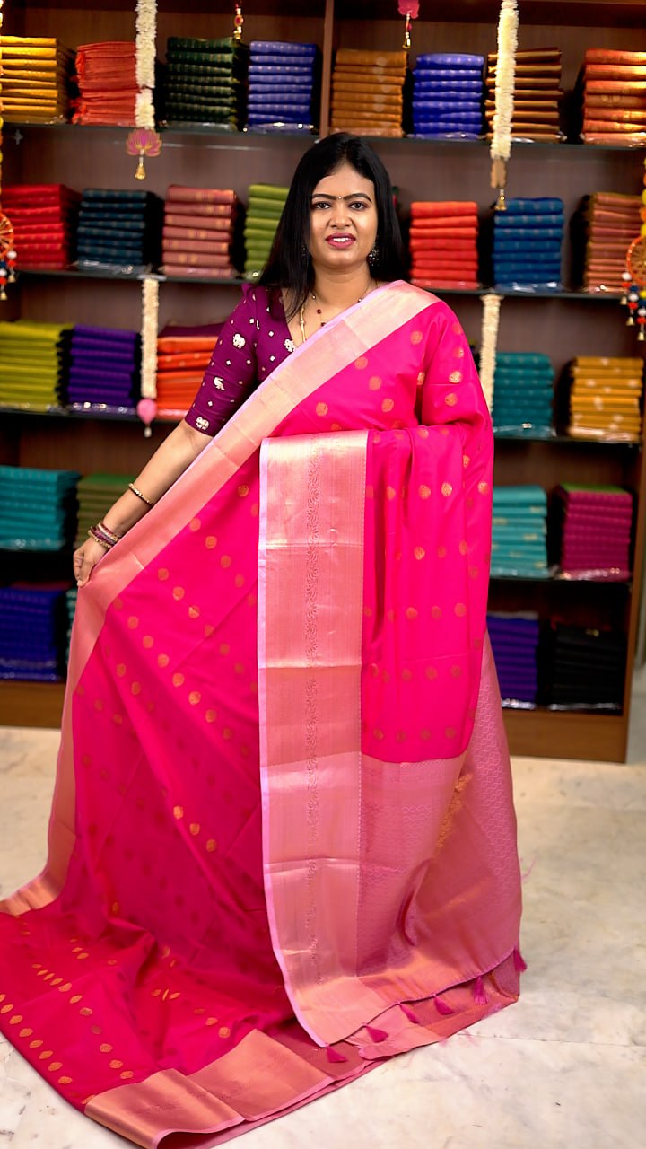 Premium Kanchi Korvai Border Saree-vol3