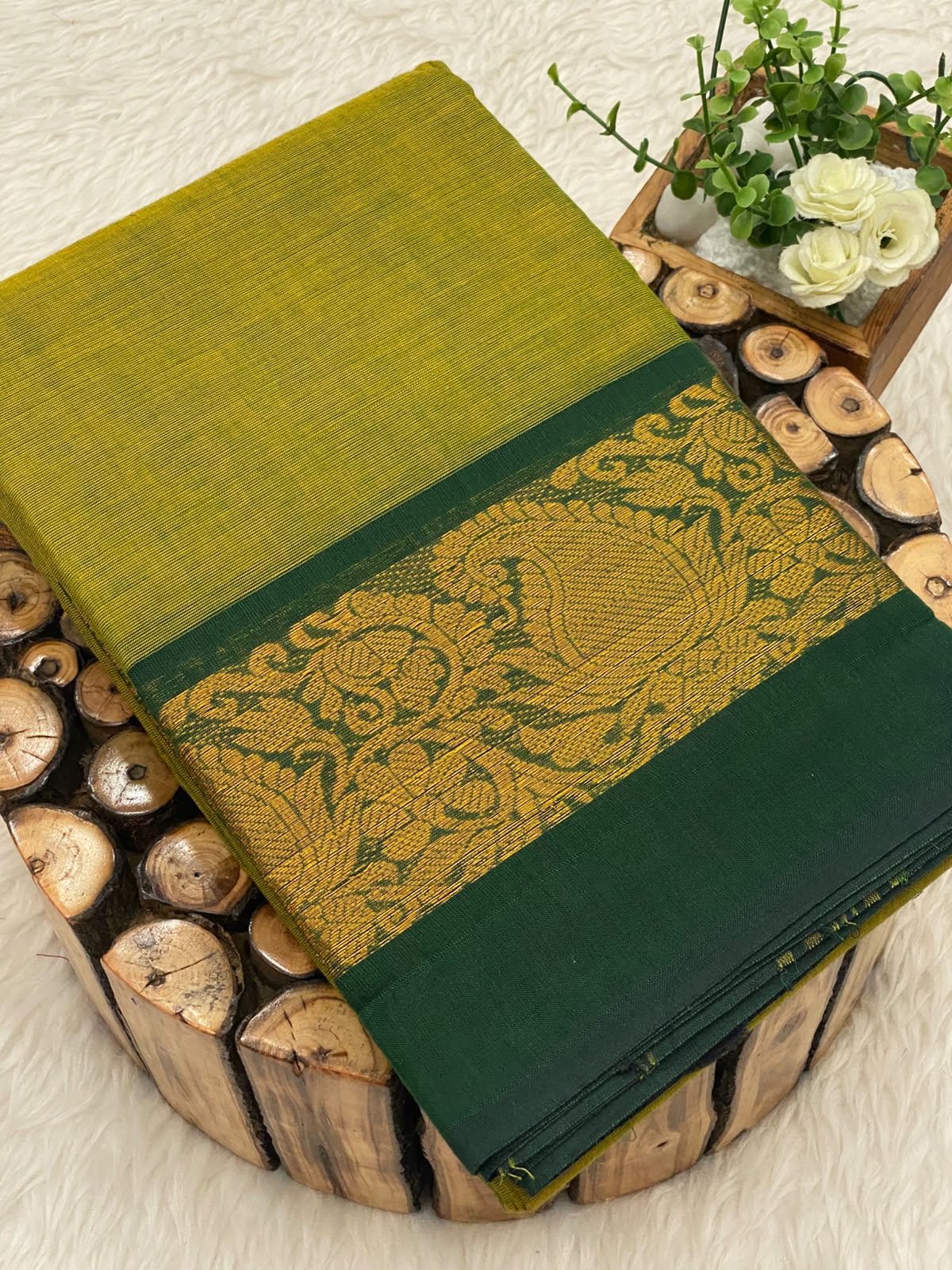 Chettinadu Cotton Saree W/B-Vol3
