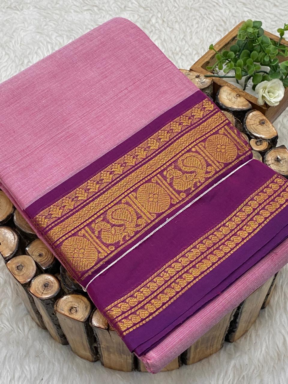 Chettinadu Cotton Saree W/B-Vol3