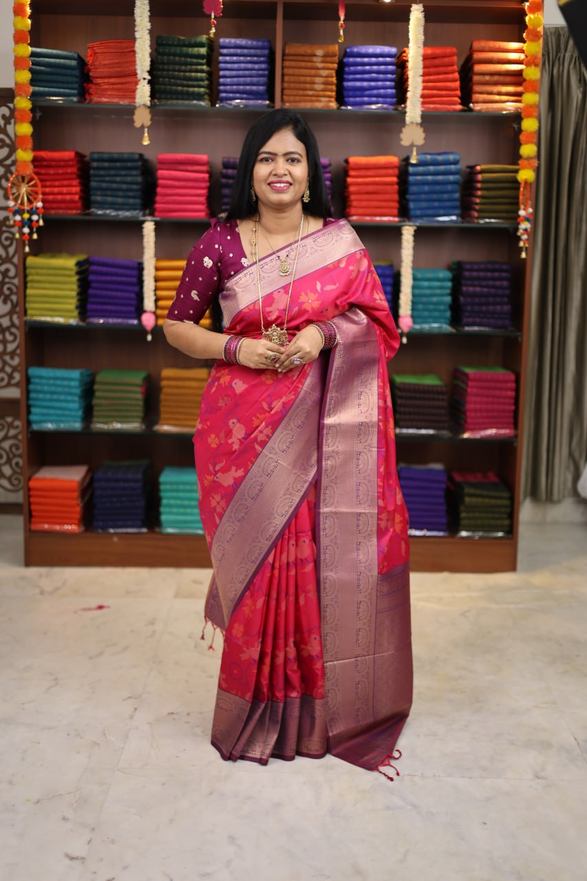 Patola slub silk sarees