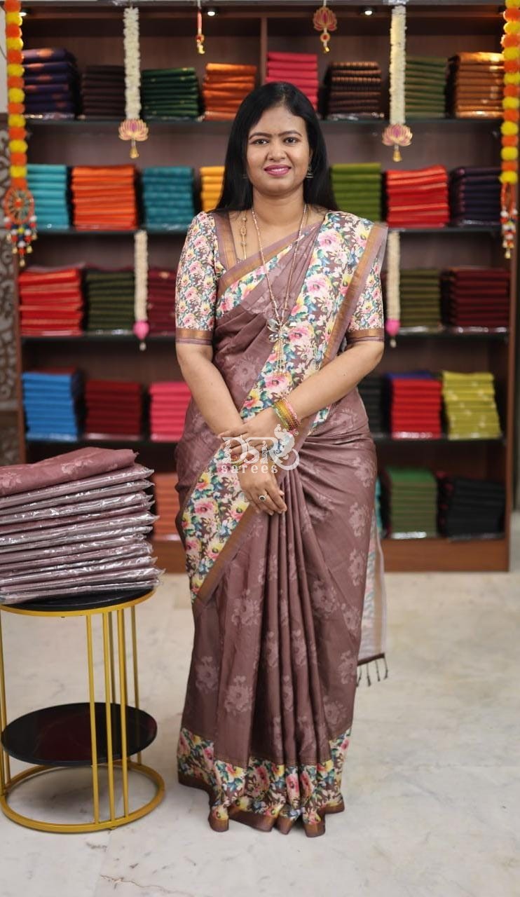 Semi Tussar Saree