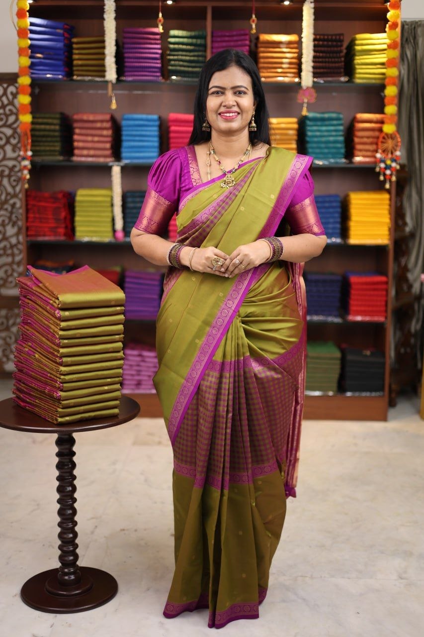 Premium Kanchi Mubbagam Sarees
