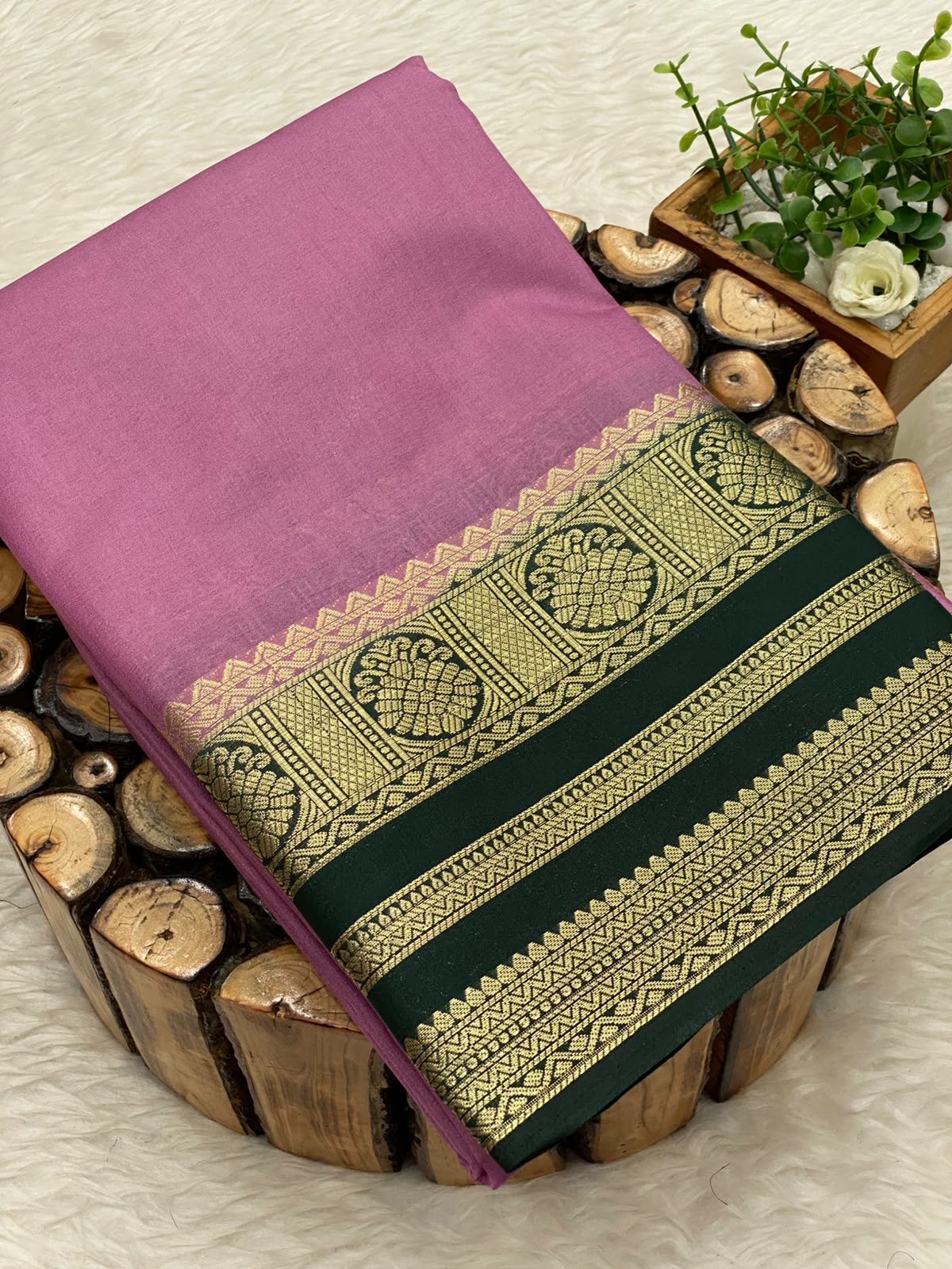 Semi Mysore Silk Saree