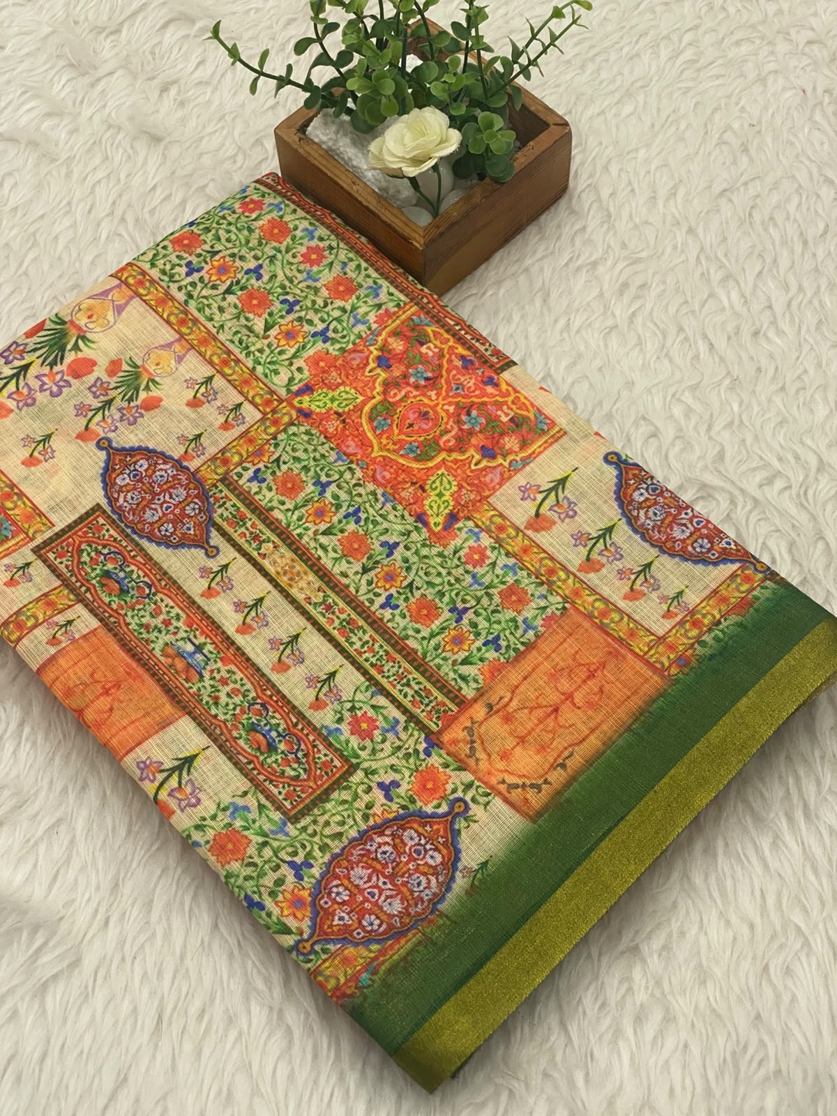 Linen Cotton Sarees -vol1