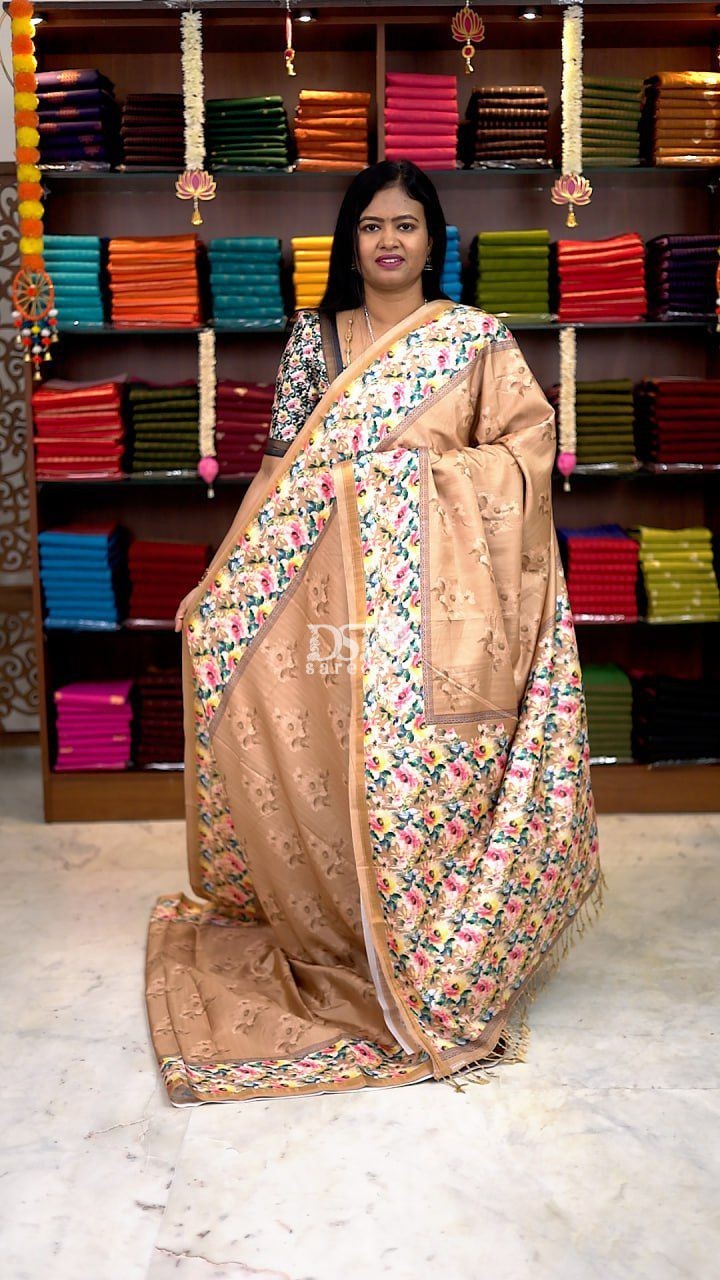 Semi Tussar Saree