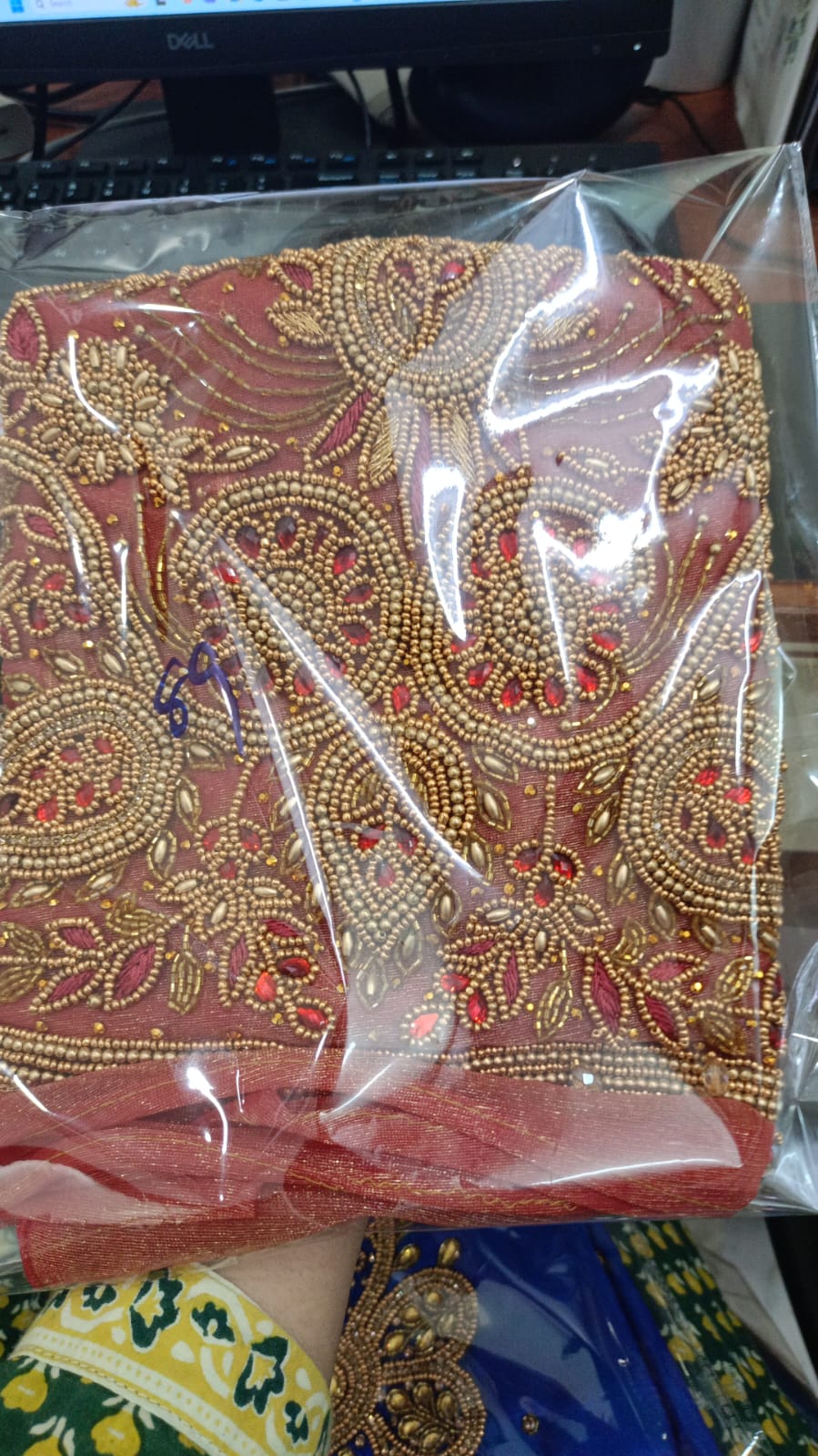 Aari Work  Blouse-vo11
