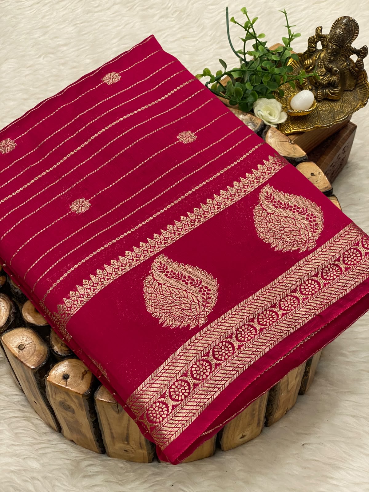 Viscose Georgette Saree