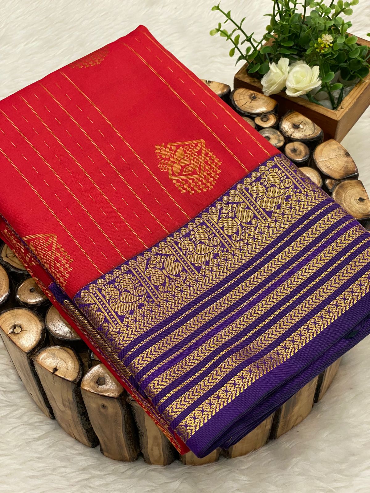 Premium Kanchi Korvai Border Saree-vol1