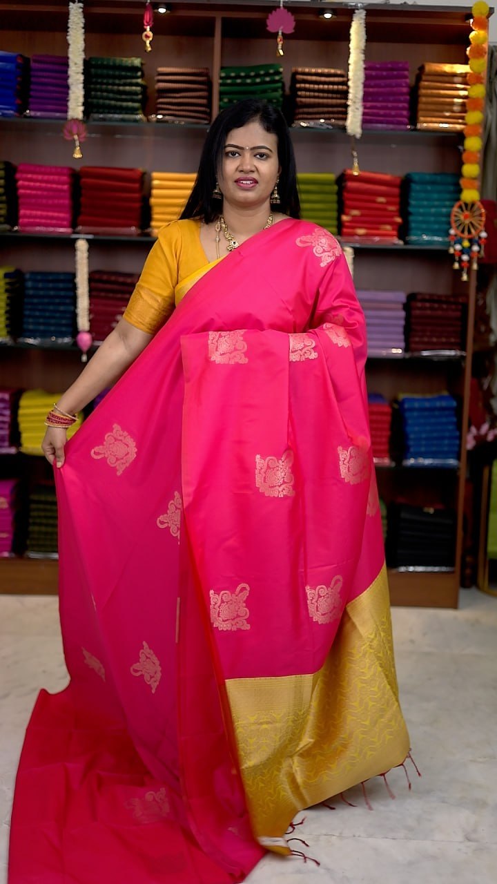 Borderless Soft Silk Saree - vol1