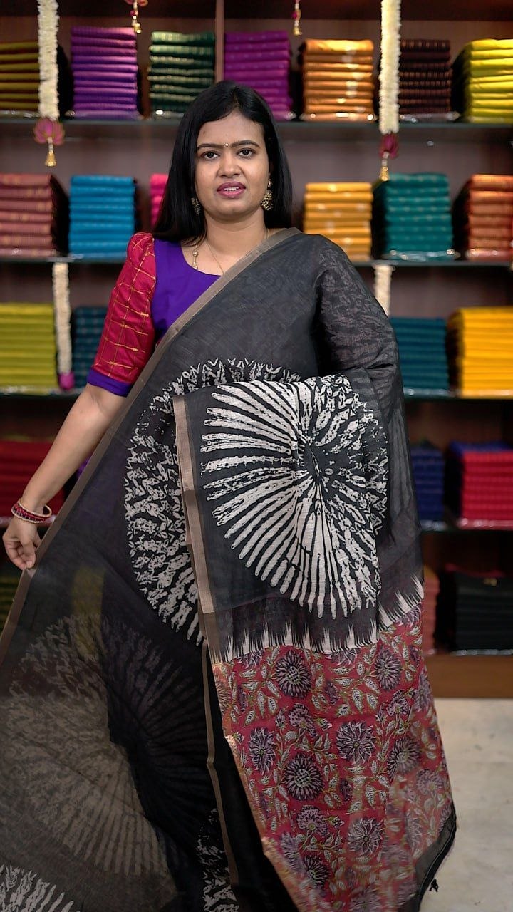 Linen Cotton Sarees