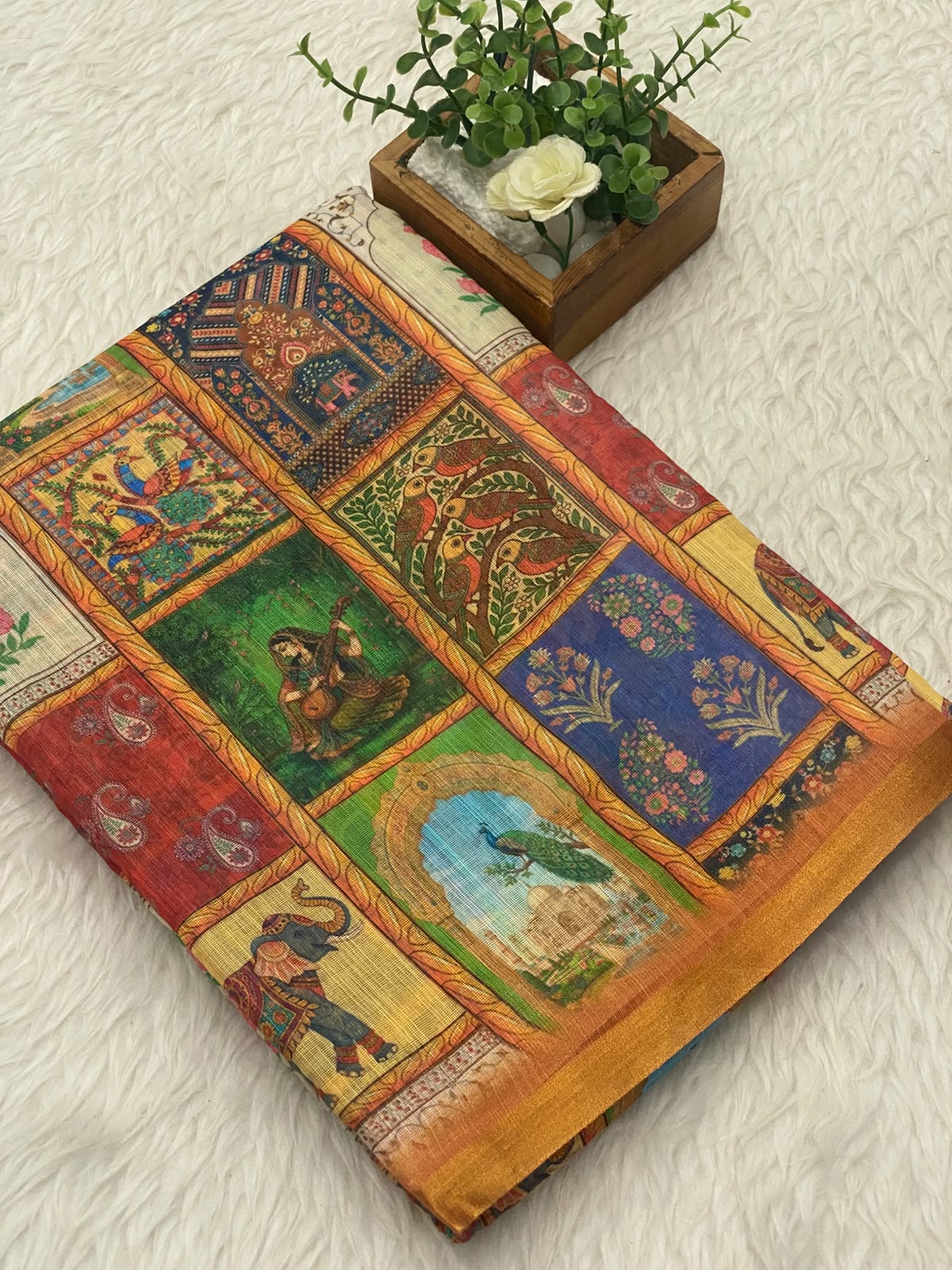 Linen Cotton Sarees -vol1