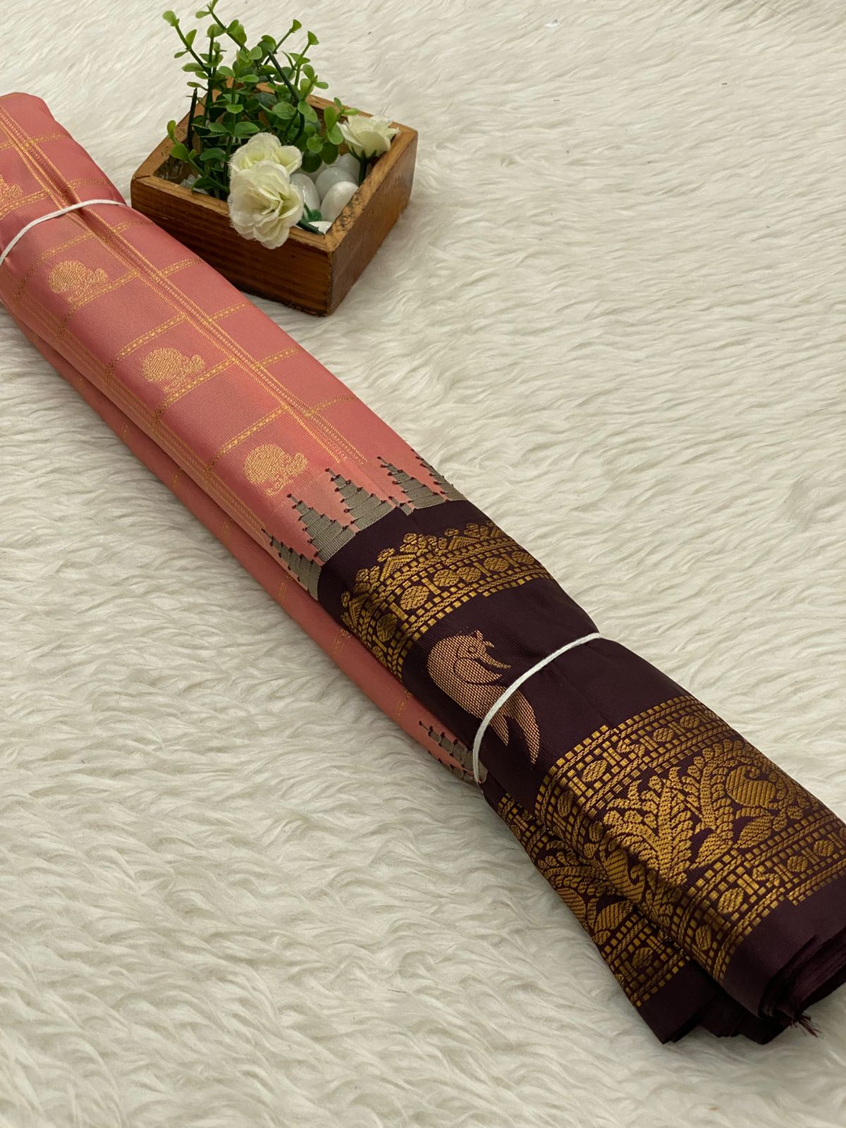 Semi Gadwal Border Sarees-vol1