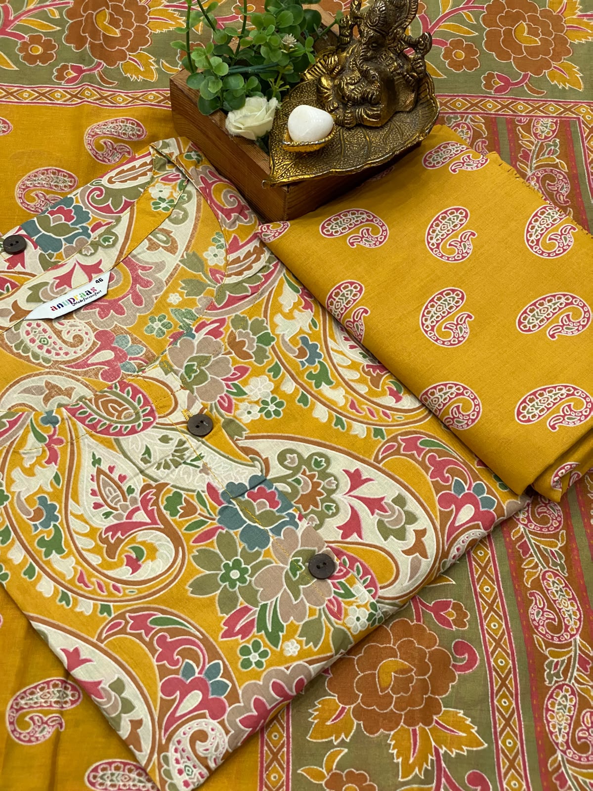 Cotton 3 pc Suits