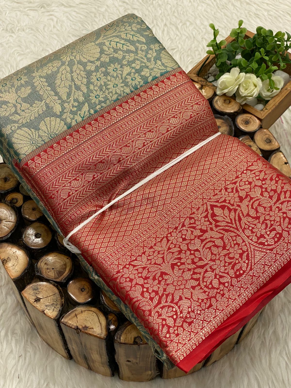 Tissue Bridal Sarees