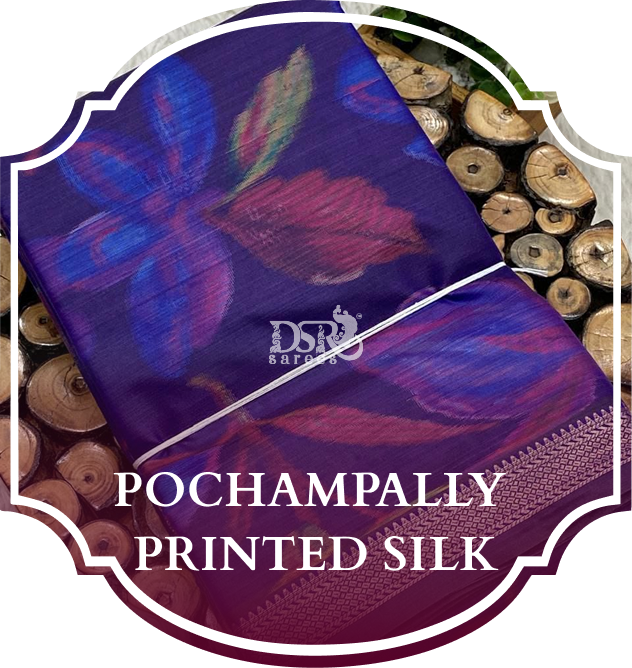 Pochampally Printed Silk