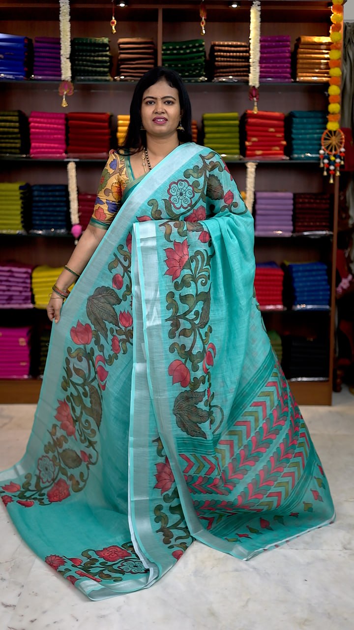 Linen Cotton Sarees