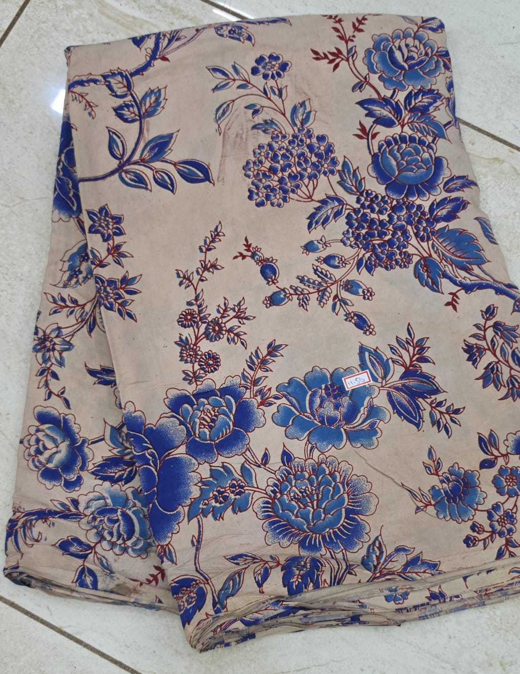 Chennuri Silk Kalamkari Printed 1 mtr cut blouse