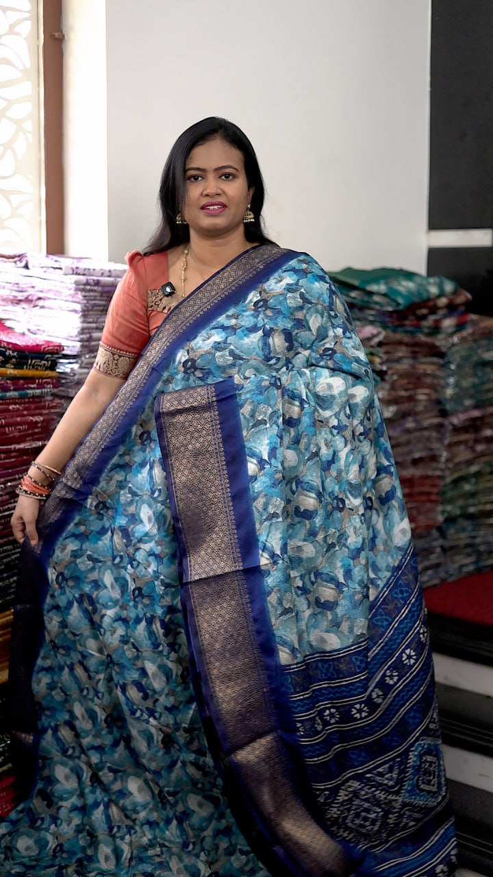 Crushed Dola Sarees