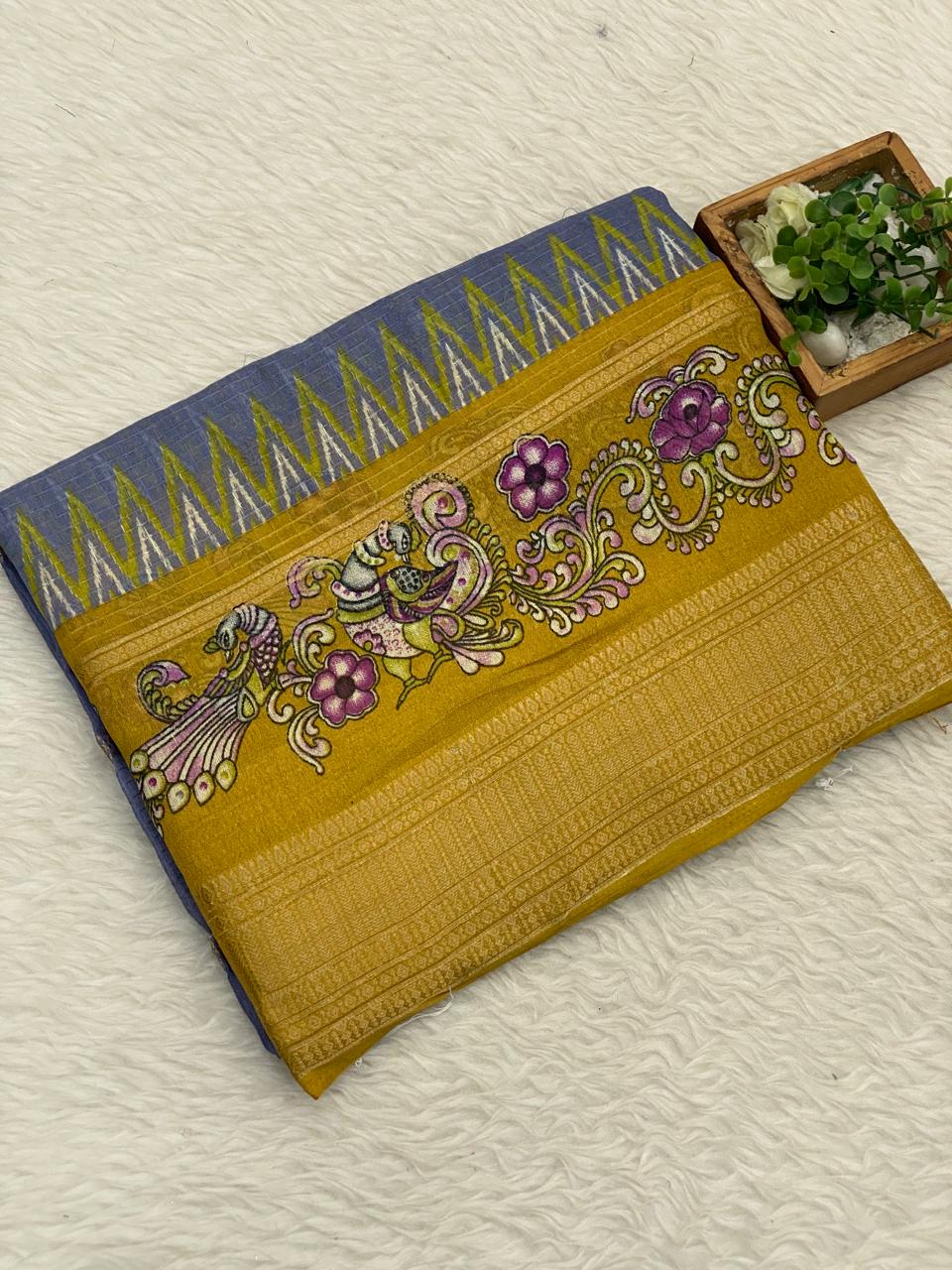 Viscose Chiffon Sarees -vol1