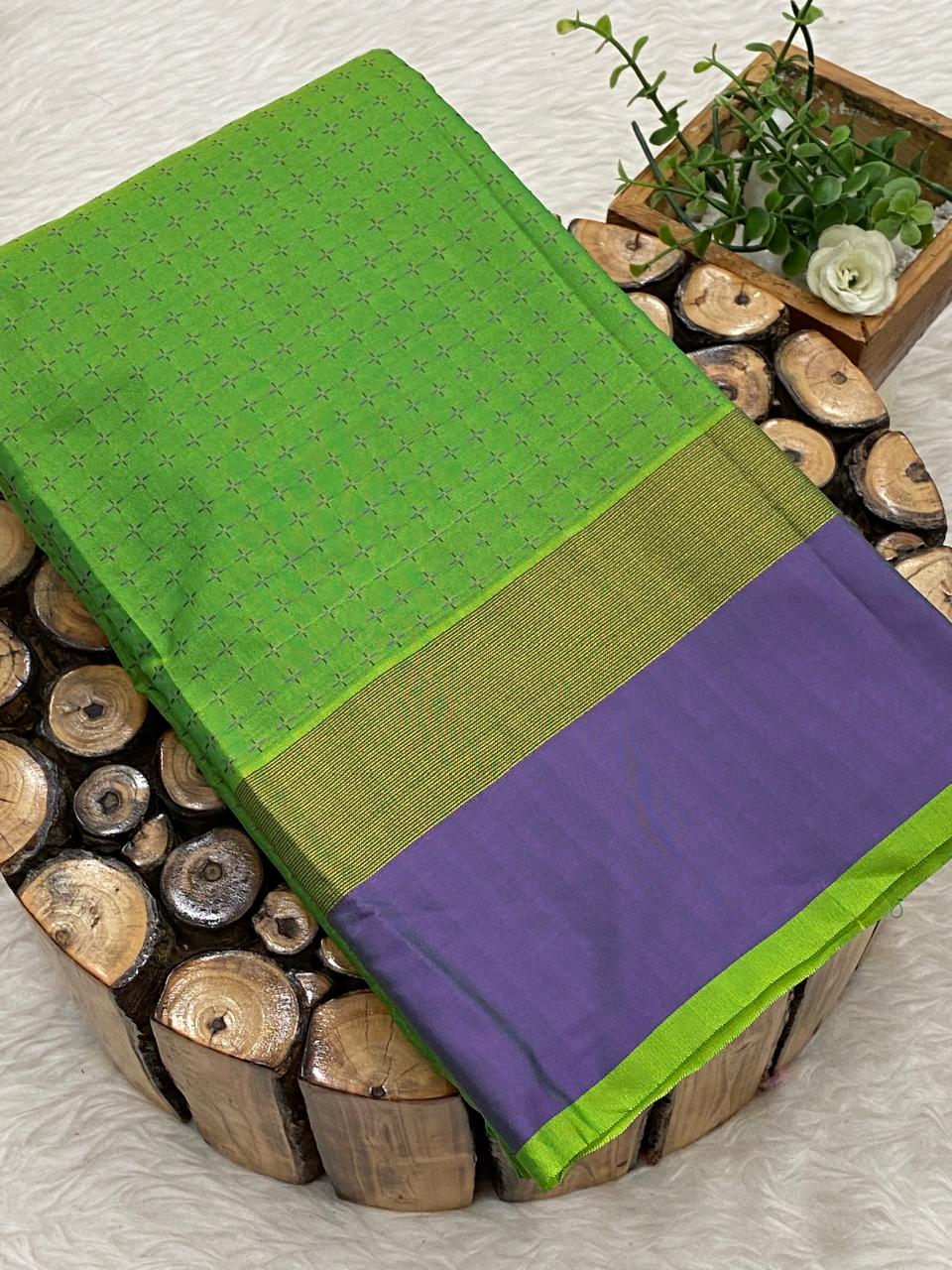 Arani Pooja Dots Saree